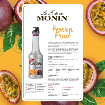 Monin Passion Fruit Mix 1000ml