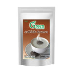 Organic roasted black sesame seeds in a 75g package from Dr.Green, shown in a clear close-up image.