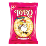 Toro caramel popcorn, a confectionery snack with glossy caramel coating and crispy popcorn pieces.
