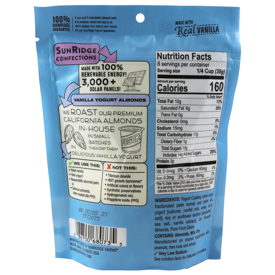 Sunridge Farms Yogurt Almonds