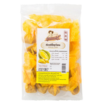 Khunmaeju Durian Candy, Thai confectionery snack with creamy durian flavor and smooth texture, in colorful packaging.