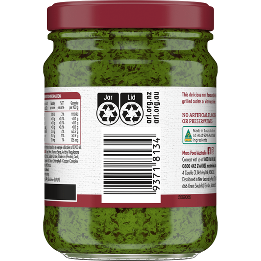 Masterfoods Mint Jelly