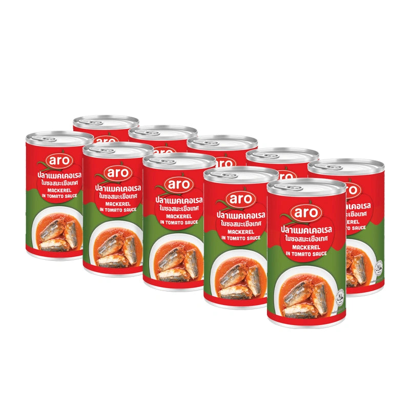 ARO Mackerel In Tomato Sauce 155g x10