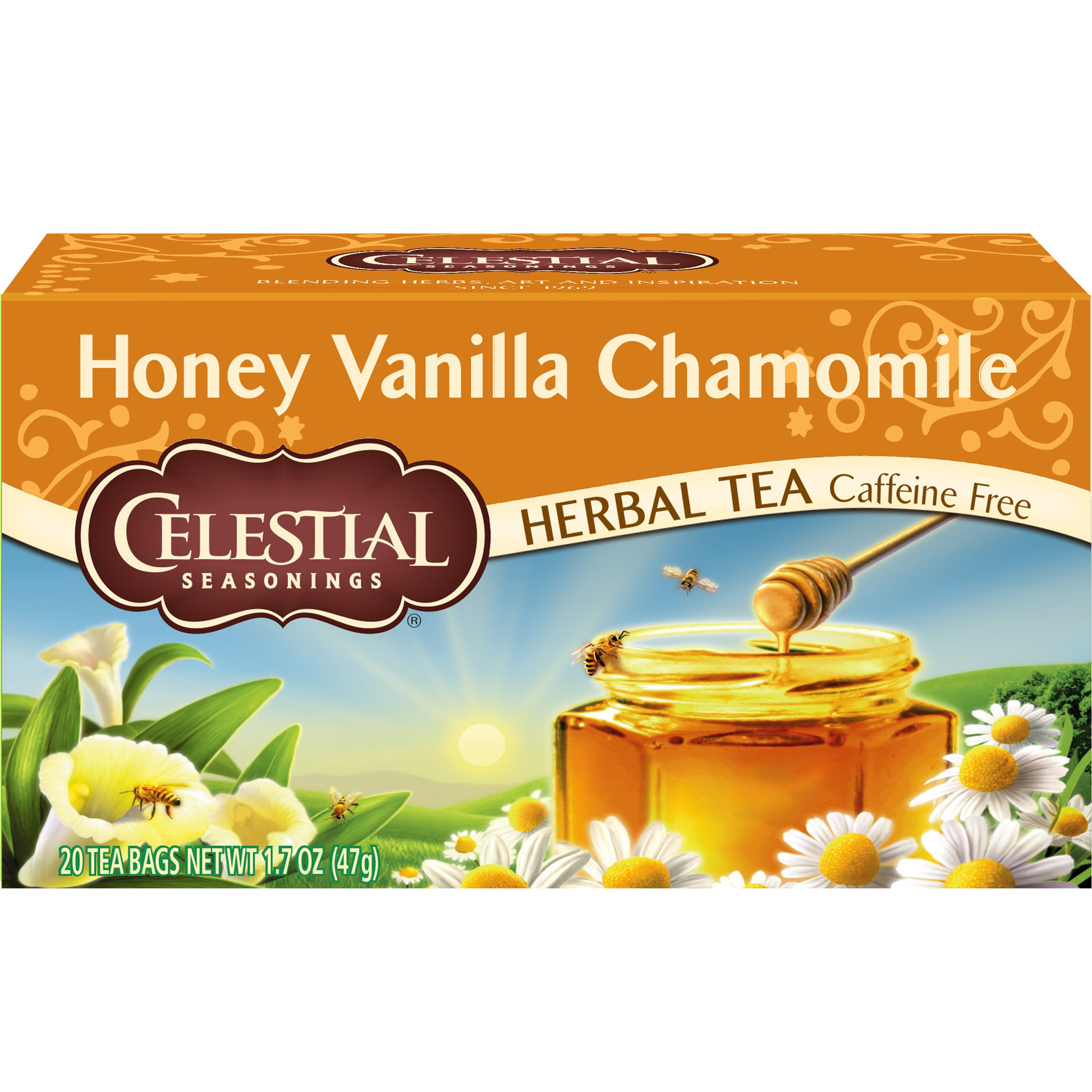 Celestial Seasonings Honey Vanilla & Chamomile Tea Caffeine Free