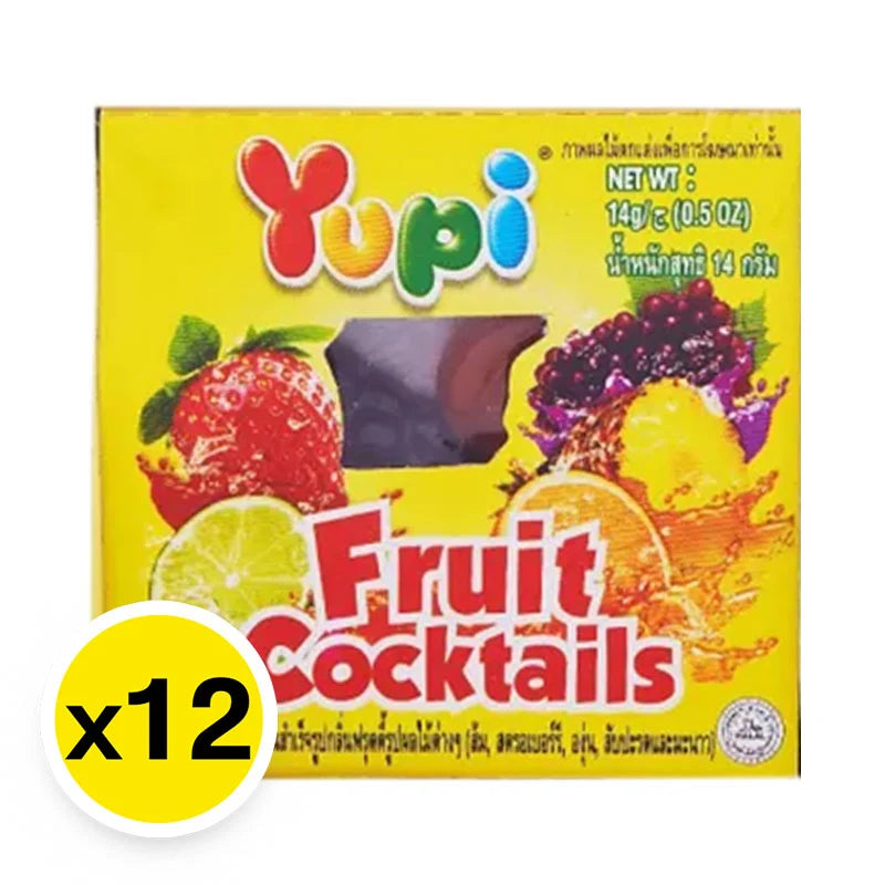 Yupi Fruit Cocktails 14g x12