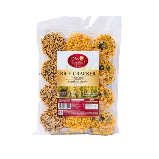 SRIWANNA Rice Cracker With Cereal 140g