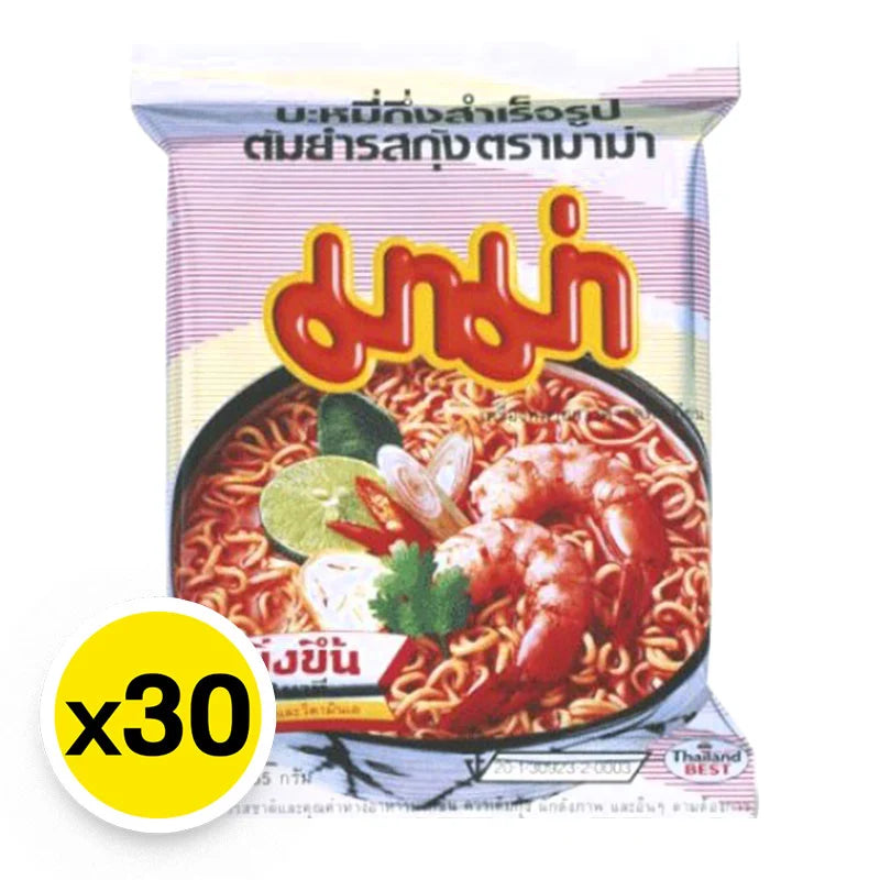 Mama Instant Noodles Shrimp Tom Yum 55g x30