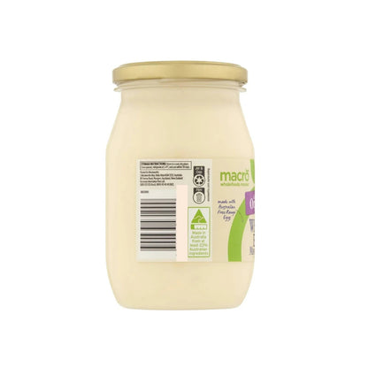 Woolworths Macro Organic Whole Egg Mayonnaise With Free Range
