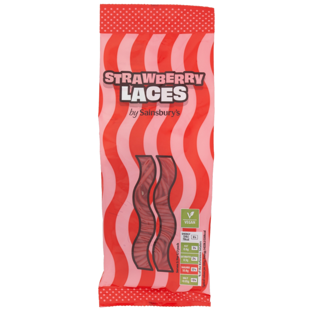 Sainsbury's Strawberry Laces Sweets