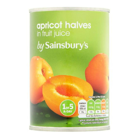 Sainsbury's Apricot Halves in Fruit Juice