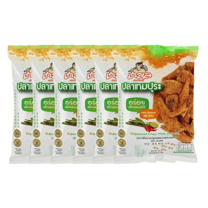 CHAOLAY Crispy White Sardine (larb Flavour) 25g x6