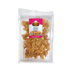 Thong Poon dried lychee Hong Huai in a 100g package, showcasing the dried lychee fruit with a light, textured appearance.