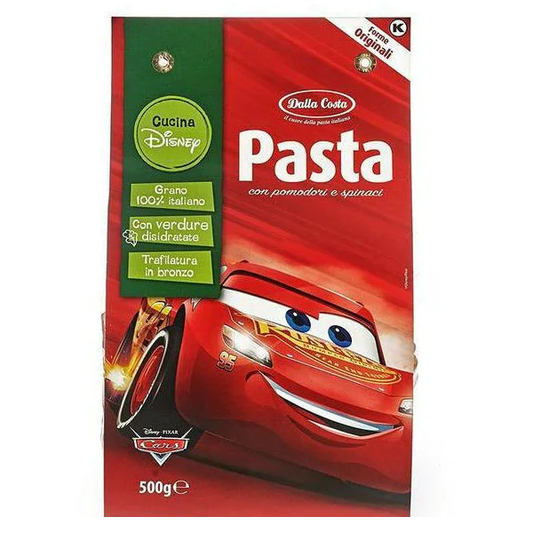Cars Pasta Tomato And Spinach