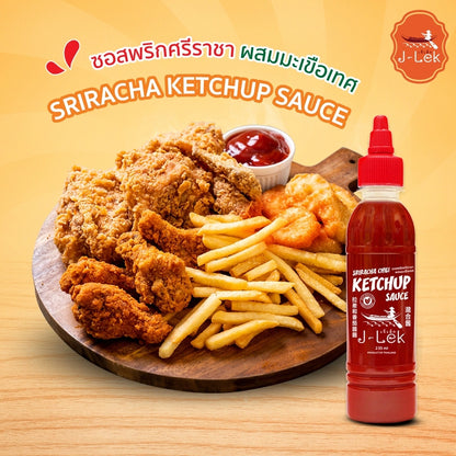 J-lek Sriracha Chili Sauce Mixed With Tomatoes Bottles 235g