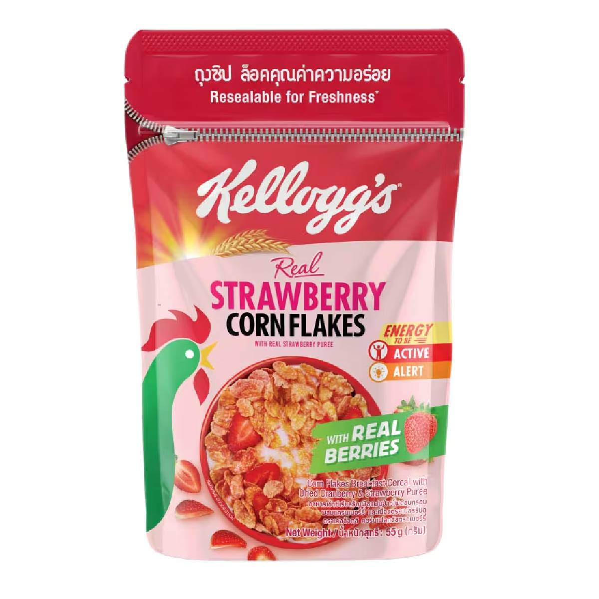 Kellogg's Strawberry Corn Flakes