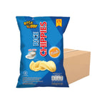 Rise Buddy Rice Chippies snack package showing golden rice chips in a colorful bag, perfect for dry grocery and snack lovers.