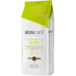 Boncafe All Day Coffee drink in a clear glass with dark coffee and ice, showcasing a refreshing coffee beverage.