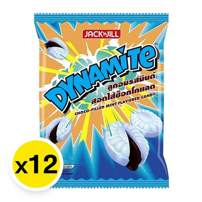 Dynamite Chocolate Filled Mint Flavour Candy 20 30g x12
