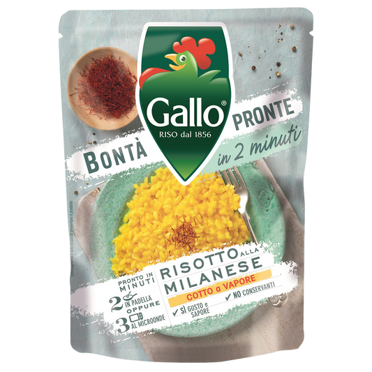 Riso Gallo Risotto Pronto Milanese Saffron