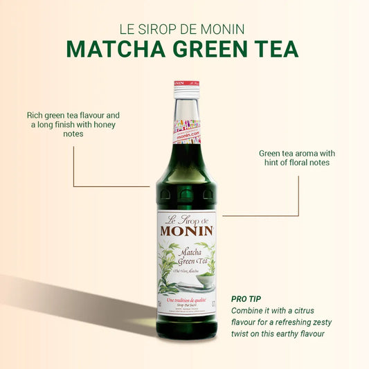 Monin Matcha Green Tea Syrup 700ml