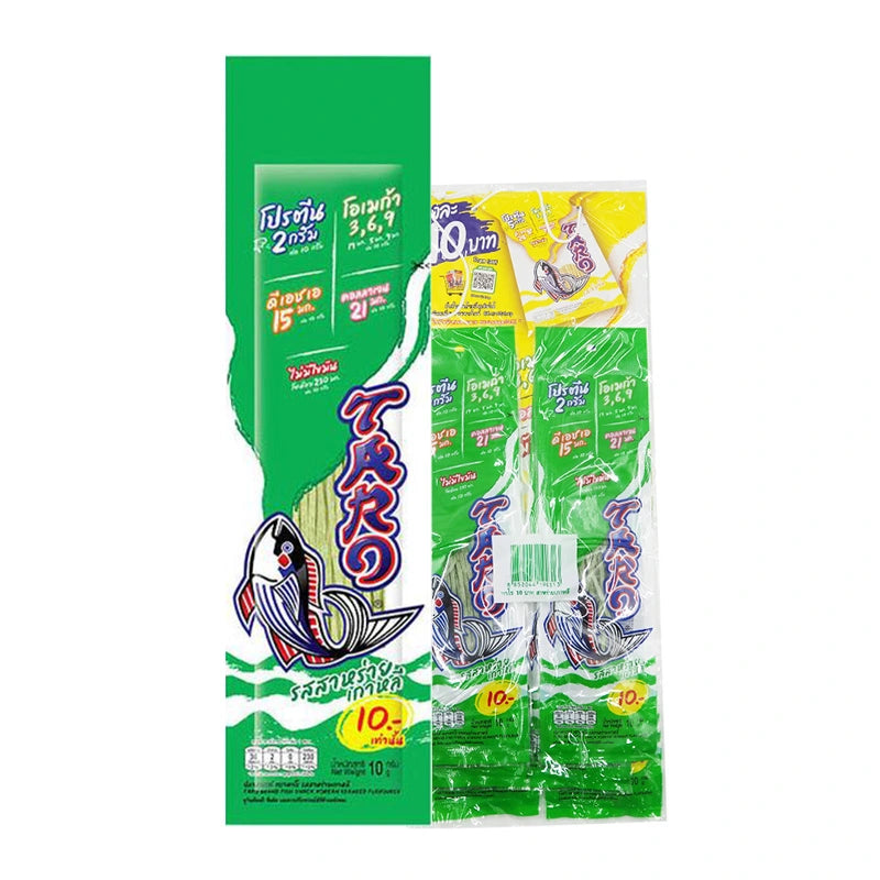 TARO Korean seaweed flavored fish snack in 10g packages, featuring crispy fish bites with seaweed seasoning.