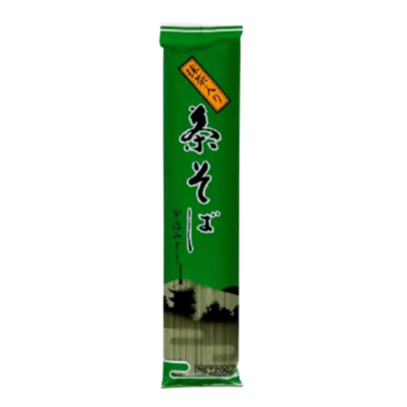 KANESU Chasoba Uji Midori Green Tea Soba Made With Japanese