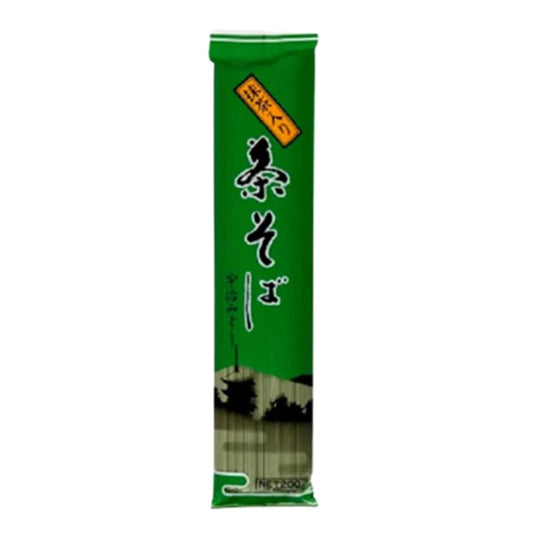 KANESU Chasoba Uji Midori Green Tea Soba Made With Japanese