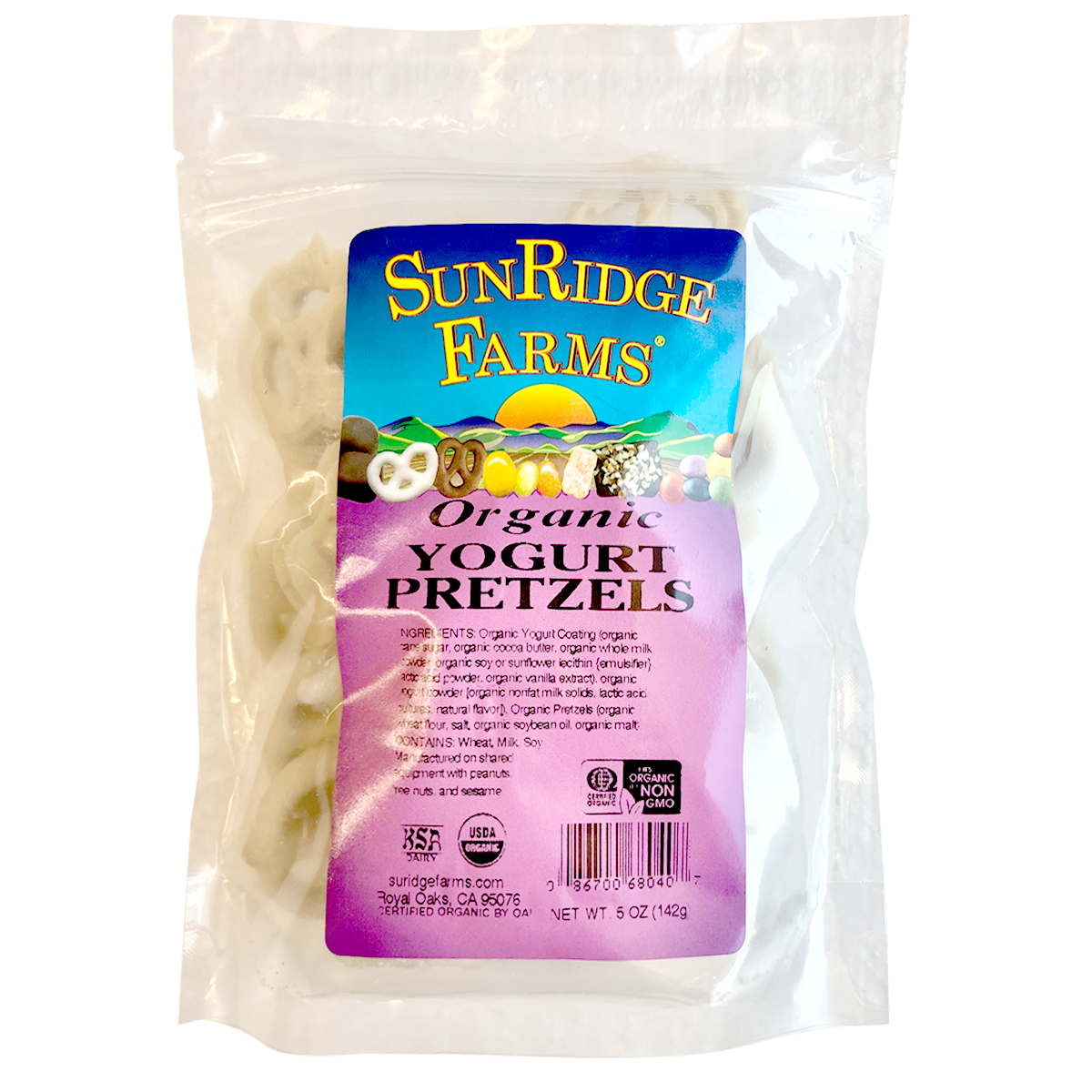Sunridge Farms Organic Greek Yogurt Pretzels