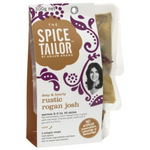 Pack of The Spice Tailor Rustic Rogan Josh grocery curry mix in a colorful packet with traditional design.