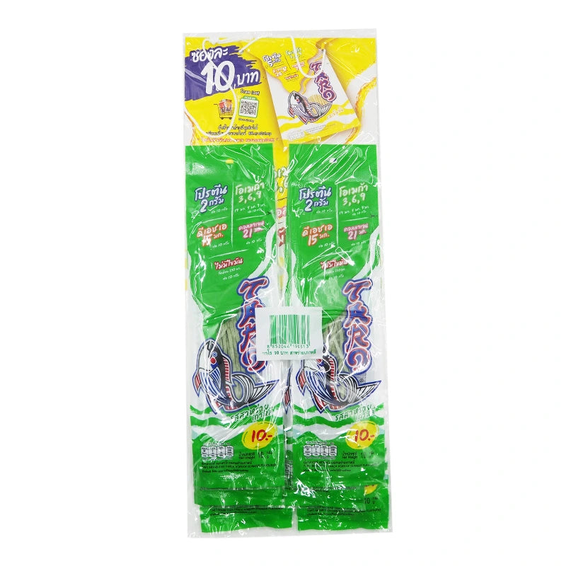 Taro Fish Snack Korean Seaweed Flavored 10g x6