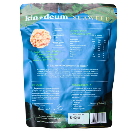 Kin Deum Wholesome Rice Chips Seaweed