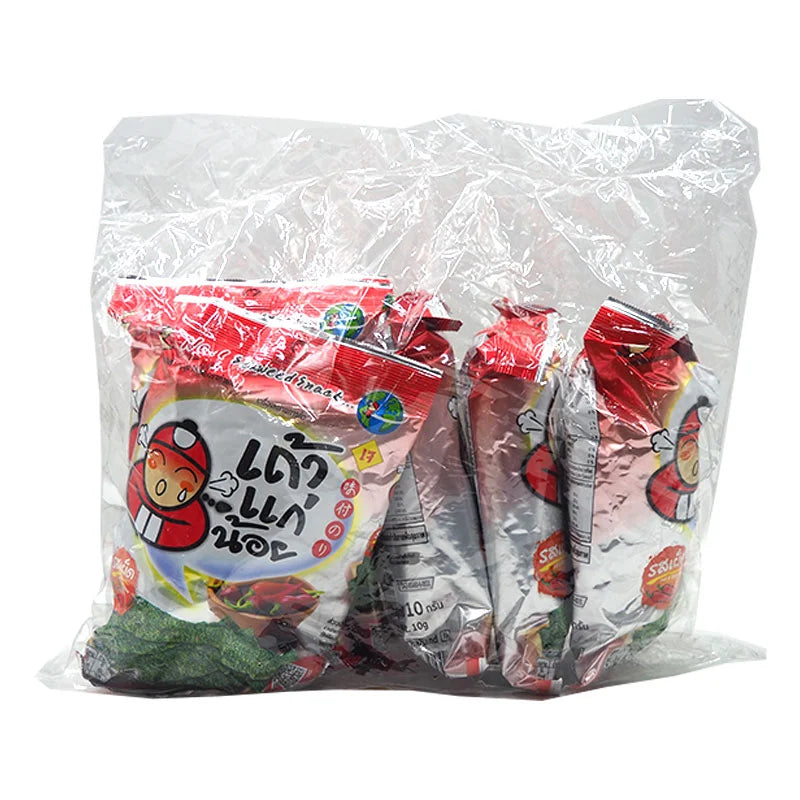 Taokaenoi Fried Seaweed Spicy 10g x6