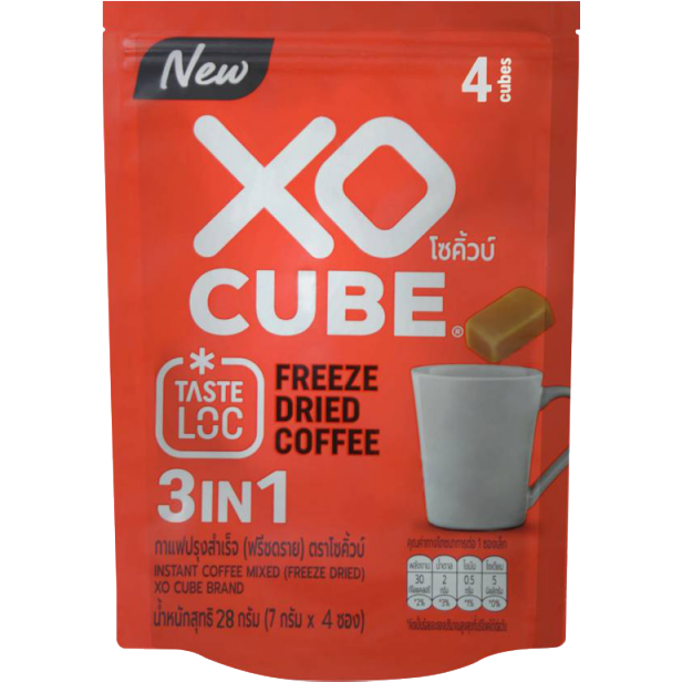 Xo Cube Freeze Dried Coffee 3 In 1