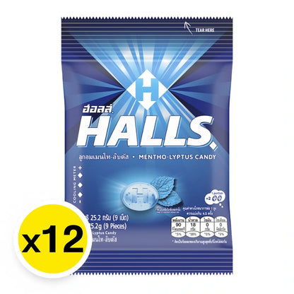 Halls Mentho-Lyptus x12