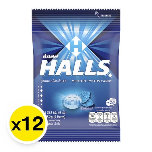 Halls Mentho-Lyptus x12