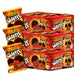 Grinny Waffle Crisp Extreme Chocolate flavor snack pack, 18g x12 packs, crispy chocolate waffles in a convenient packaging