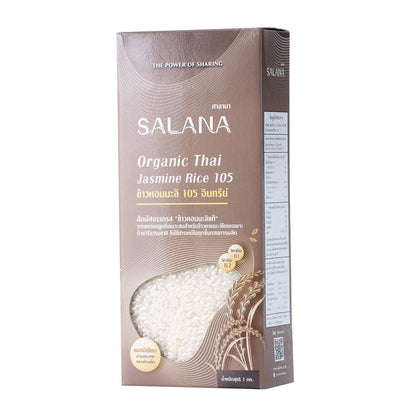 Salana Organic Thai Jasmine Rice 105 1kg