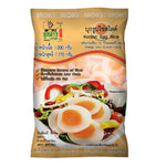Moki Konjac Egg Slice 1kg in dry grocery packaging, showing the sliced konjac product with a textured appearance.