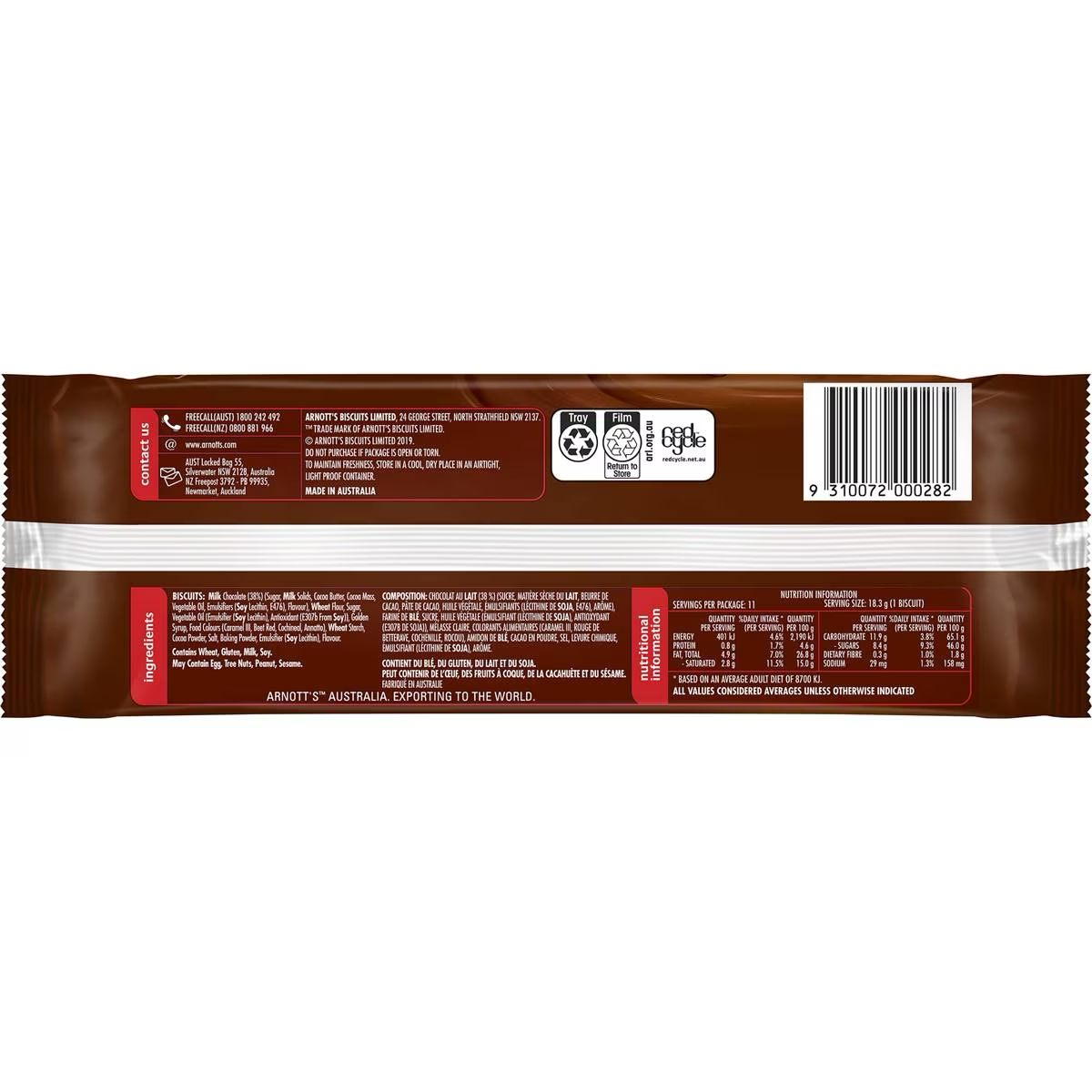 Arnott's Tim Tam Original Chocolate Biscuits