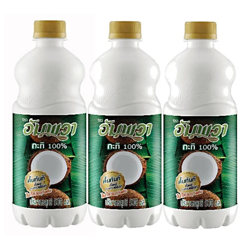 AMPAWA Coconut Milk PET 500 ml x 3