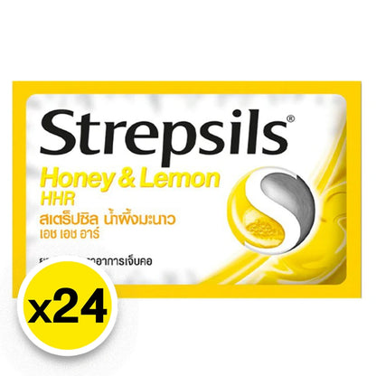 Strepsils Throat Lozenges Honey Lemon HHR x24