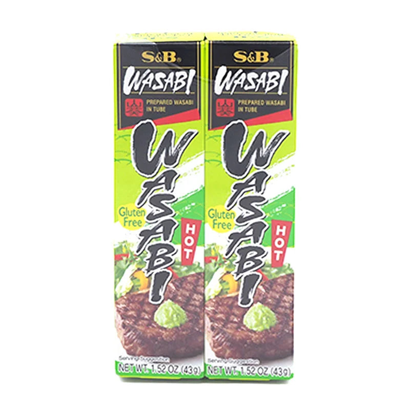 S&B Tube Neri Wasabi 43g x2