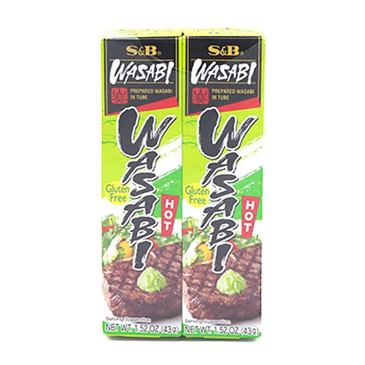 S&B Tube Neri Wasabi 43g x2