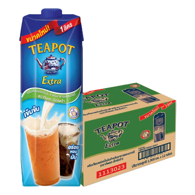 TEAPOT Extra Evaporated Creamer 1l x12