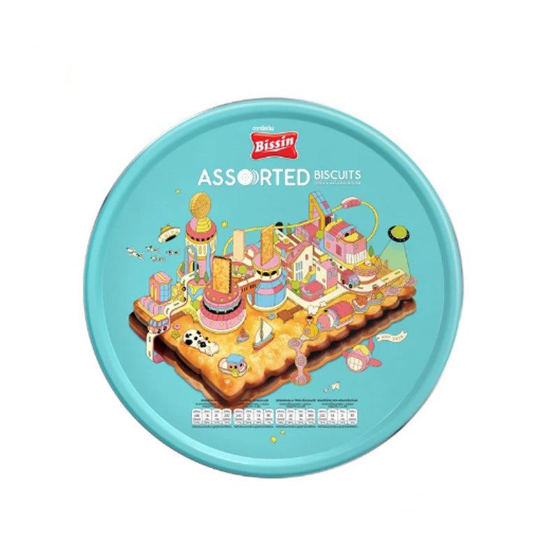 BISSIN At Sot Lek canned fish in 350g can, showing the labeled metal can with a pull-tab lid and product branding.