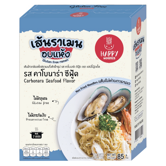 Happy Noodles Glutenfree Ramen Carbonara Seafood