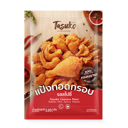 Tasuko Cassava Flour Batter Mix Spicy Flavor