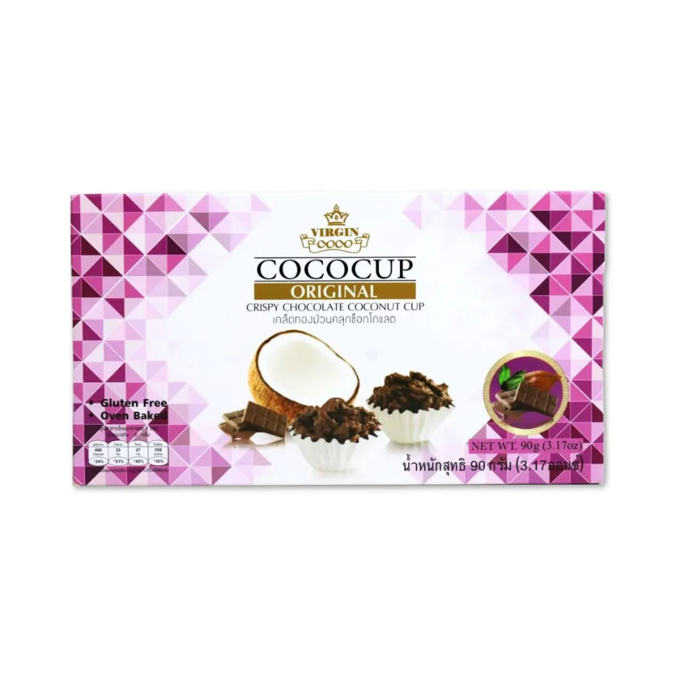 VIRGIN Coco Crispy Chocolate Coconut Cup . ( Crispy Chocolate