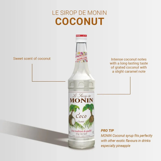 Monin Coconut Syrup 700ml