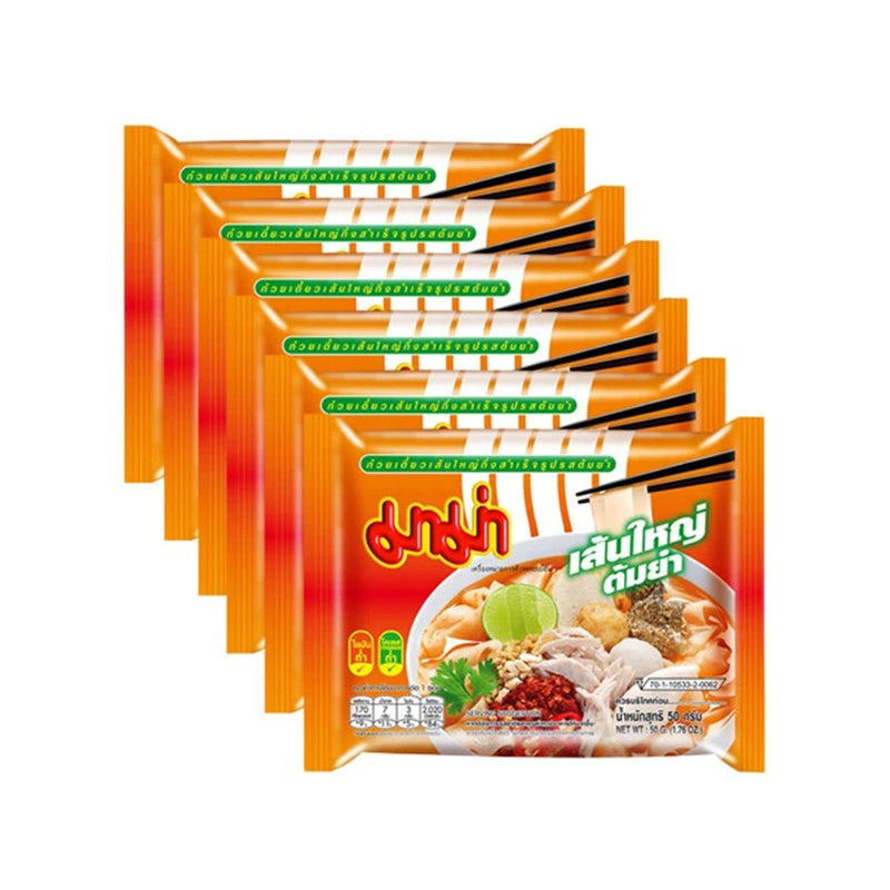 MAMA Large Tom Yum Noodles Pack Of 6 Packets